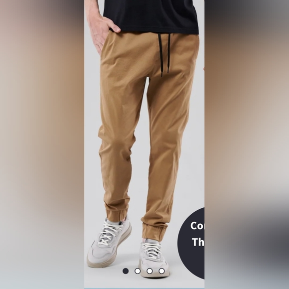 TWILL JOGGERS - Picture 2 of 6